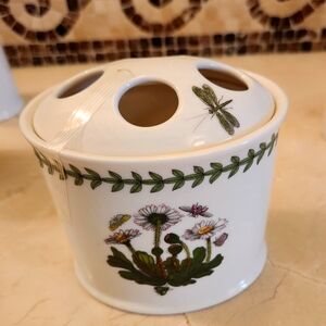 PORTMEIRION BOTANIC GARDERN RARE VINTAGE OVAL TOOTHBRUSH HOLDER NEW
